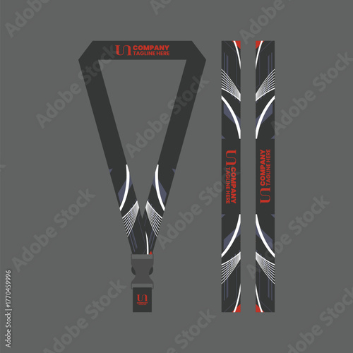 Office and company ID card lanyards 