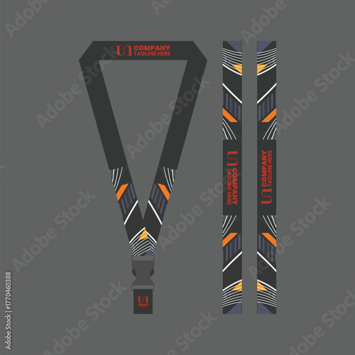 Office and company ID card lanyards 