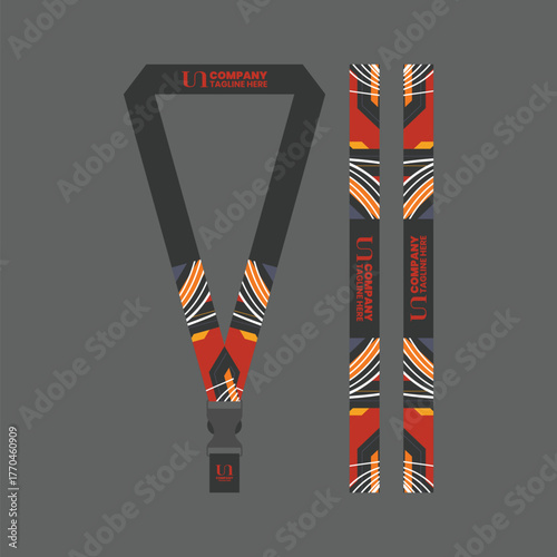 Office and company ID card lanyards 