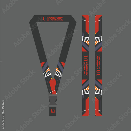 Office and company ID card lanyards 