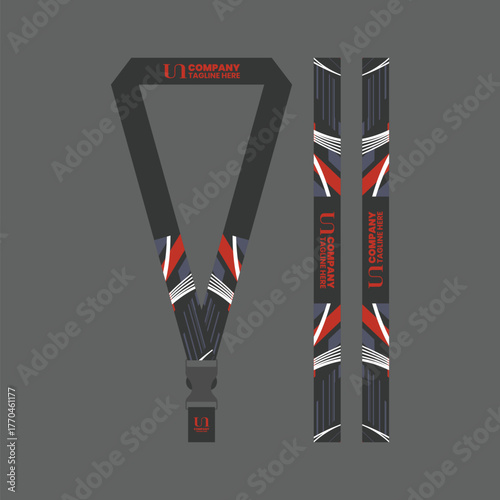 Office and company ID card lanyards 