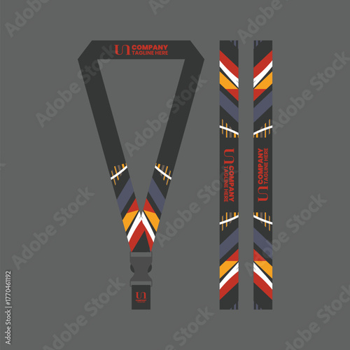 Office and company ID card lanyards 
