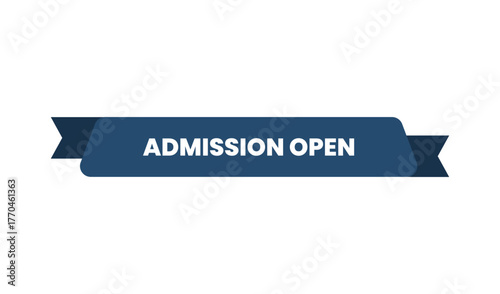 Admission open announcement banner for educational institutions