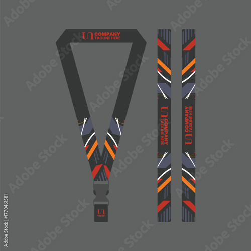 Office and company ID card lanyards 