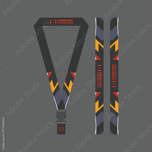 Office and company ID card lanyards 