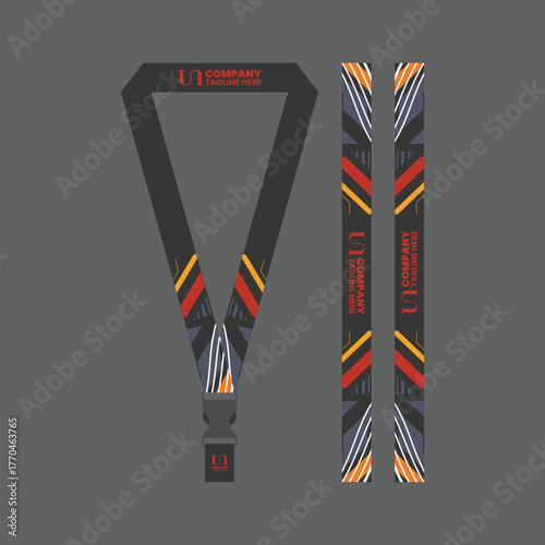 Office and company ID card lanyards 