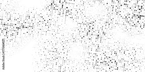 Dynamic Black and White Halftone Dots Background for Pop Art Designs