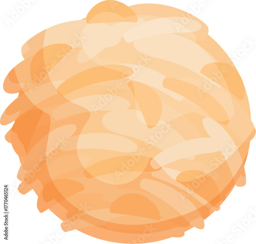 Sweet treat featuring a round donut with flowing glaze, perfect for satisfying cravings