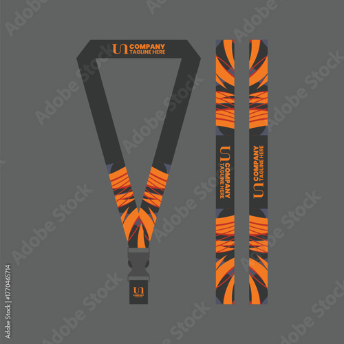 Office and company ID card lanyards 