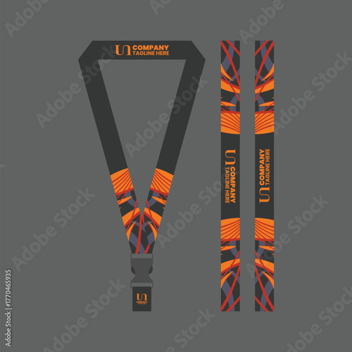Office and company ID card lanyards 