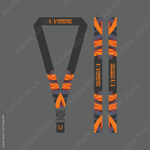 Office and company ID card lanyards 