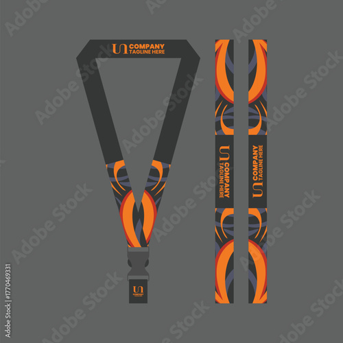 Office and company ID card lanyards 