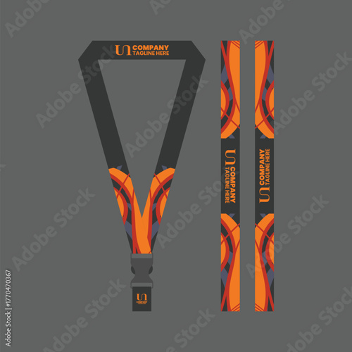Office and company ID card lanyards 