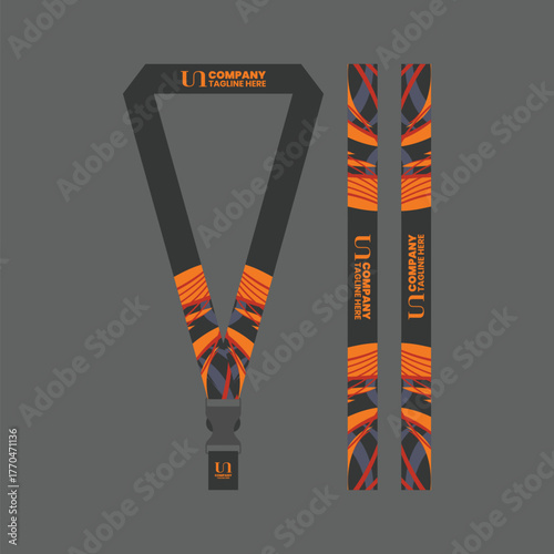 Office and company ID card lanyards 