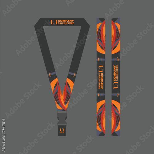 Office and company ID card lanyards 