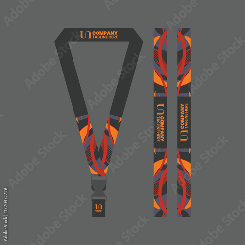 Office and company ID card lanyards 