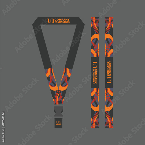 Office and company ID card lanyards 