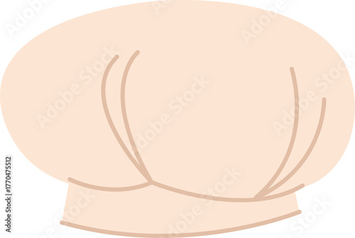 Chef Hat Outline Drawing