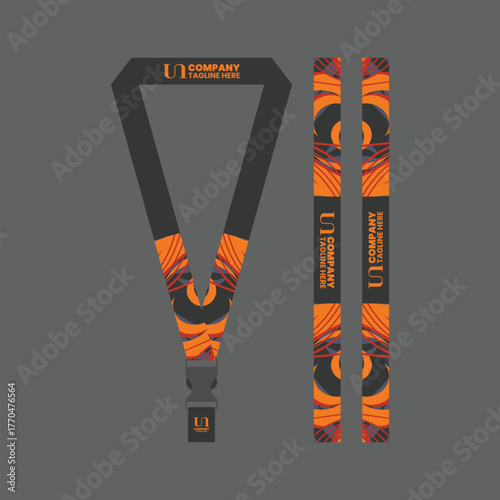 Office and company ID card lanyards 