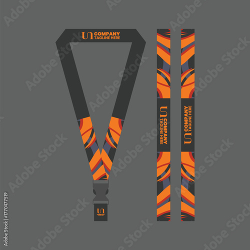 Office and company ID card lanyards 