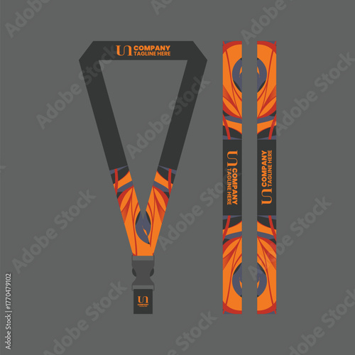 Office and company ID card lanyards 