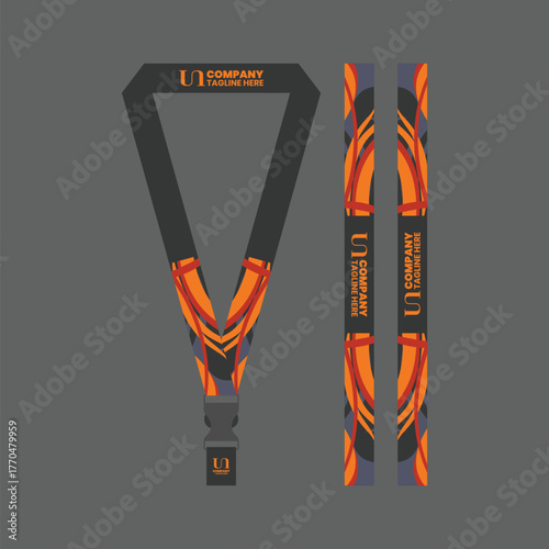 Office and company ID card lanyards 