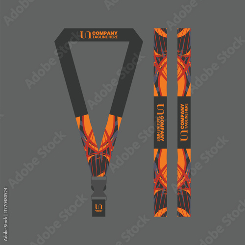 Office and company ID card lanyards 