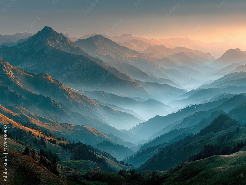 Obraz premium A cinematic macro shot of dense white fog drifting slowly over the lake