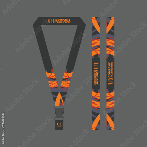 Office and company ID card lanyards 