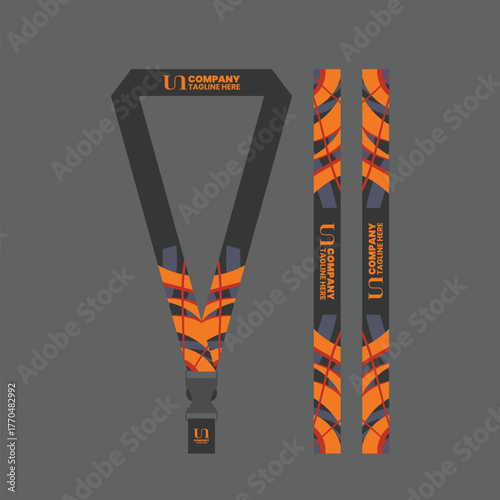 Office and company ID card lanyards 