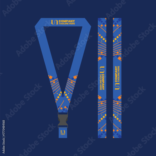 Office and company ID card lanyards 