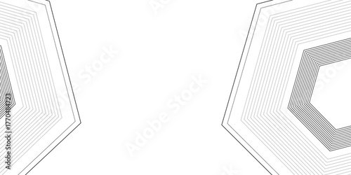 Abstract gray glowing geometric lines modern shiny blue circle lines pattern.  Digital frequency track equalizer. Vector illustration, Wavy stylized it make using blend tool. 