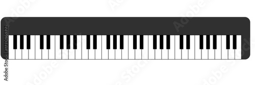 piano keys vector illustration