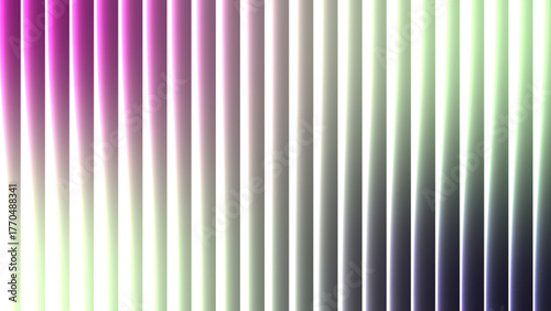 Glass gradient texture with teal and navy ripple pattern and smooth light distortion. Wavy abstract flow, futuristic blur effect, reeded vertical displacement. Vector illustration