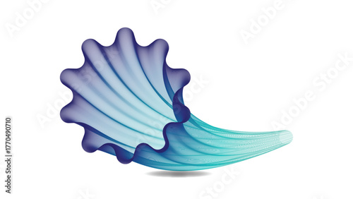 Stunning abstract wave pattern in vibrant teal and blue hues for modern designs, offering a dynamic and elegant touch for creative projects and backgrounds