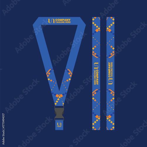 Office and company ID card lanyards 