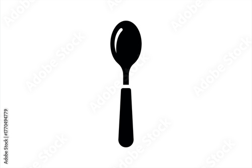 Isolated Spoon Icon