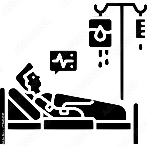 Blood Transfusion Icon