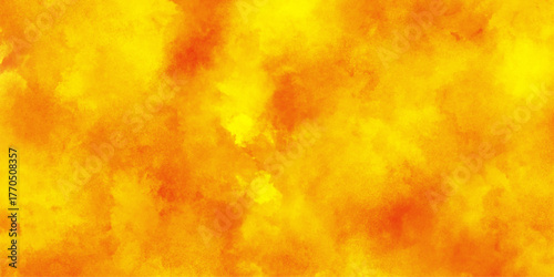 Abstract yellow watercolor background,  abstract hot sunrise or burning fire colors illustration, beautiful watercolor background for your design. retro pattern seamless orange background vector,