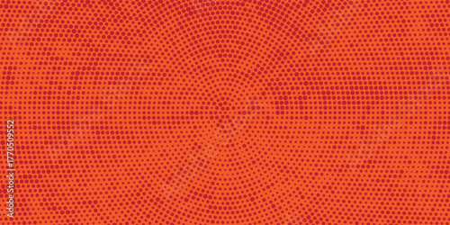 Vector halftone gold dots gradient diagonal tilt on black. Abstract dotted pattern with tonal gradation.