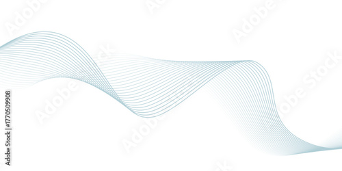 Abstract vector background with wavy lines