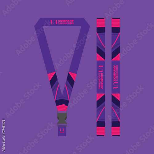 Office and company ID card lanyards 