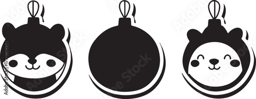 Black and white cartoon illustration of a dog with a burning fuse and an explosive sphere icon