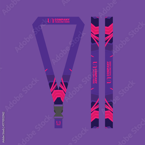 Office and company ID card lanyards 