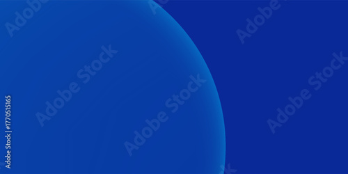 Blue abstract gradient background. Fluid shapes composition