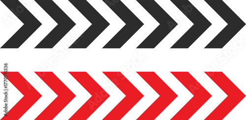 dynamic moving arrow symbol. Pointing right chevron arrow different style. speed direction signs. directional arrows symbol. 