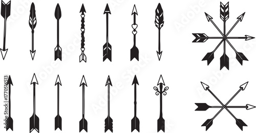 Minimalist black and white kayak paddle design vector silhouette graphic