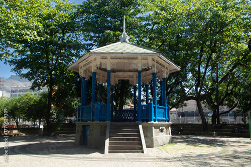 Bandstand in a square in Rio de Janeiro, Brazil
