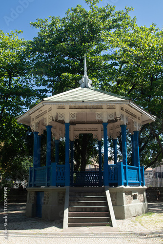 Bandstand in a square in Rio de Janeiro, Brazil