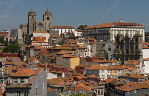 View of Porto with Se Cathedral